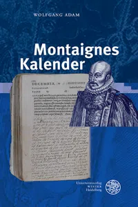 Montaignes Kalender_cover