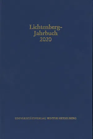 Lichtenberg-Jahrbuch 2020