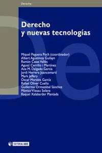 Derecho y nuevas tecnologías_cover