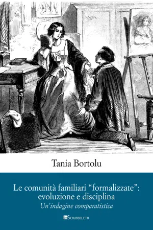 Le comunità familiari "formalizzate": evoluzione e disciplina