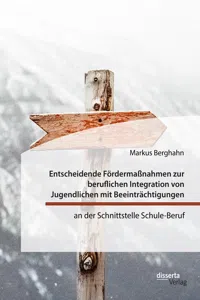 Entscheidende Fördermaßnahmen zur beruflichen Integration von Jugendlichen mit Beeinträchtigungen an der Schnittstelle Schule-Beruf_cover