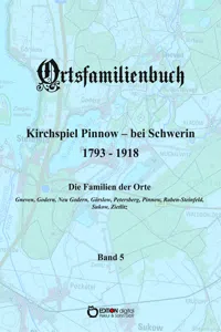 Ortsfamilienbuch Pinnow bei Schwerin 1793 - 1918, Band 5_cover