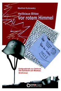 Hellblaue Blitze vor rotem Himmel_cover