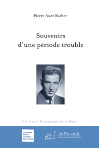 Souvenirs d'une période trouble_cover