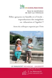 Filles-garçons en famille et à l'école : Reproduction des inégalités ou éducation à l'égalité_cover