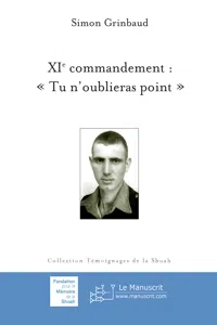 XIe commandement: "Tu n'oublieras point"._cover