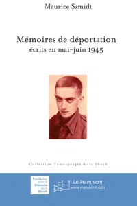 Mémoires de déportation, écrits en mai-juin 1945_cover