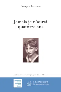 Jamais je n'aurai quatorze ans_cover