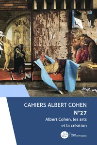 Cahiers Albert Cohen n°27_cover