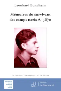 Mémoires du survivant des camps nazis_cover