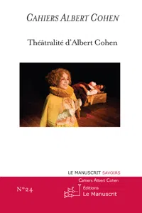 Cahiers Albert Cohen N°24_cover