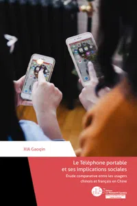 Le téléphone portable et ses implications sociales entres les Chinois et les Français_cover