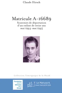 Matricule A-16689_cover