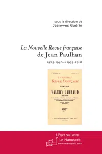 La Nouvelle Revue française de Jean Paulhan_cover