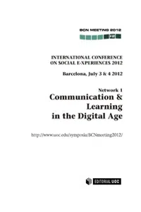 International Conference on social E-xperiences 2012_cover