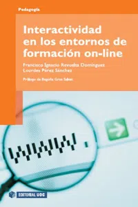 Interactividad en los entornos de formación on-line_cover