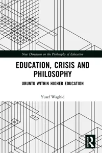 Education, Crisis and Philosophy_cover