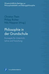 Philosophie in der Grundschule_cover