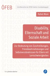 Disability, Elternschaft und Soziale Arbeit_cover