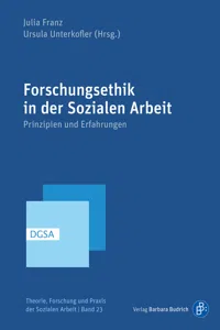 Forschungsethik in der Sozialen Arbeit_cover