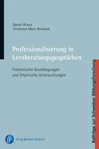 Professionalisierung in Lernberatungsgesprächen_cover