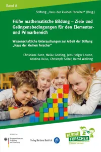 Frühe mathematische Bildung – Ziele und Gelingensbedingungen für den Elementar- und Primarbereich_cover