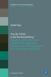 Von der Schule in die Berufsausbildung_cover