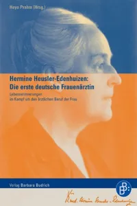 Hermine Heusler-Edenhuizen: Die erste deutsche Frauenärztin_cover