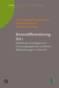 Binnendifferenzierung. Teil 1_cover