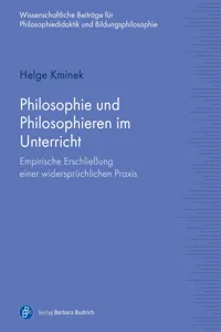 Philosophie und Philosophieren im Unterricht_cover