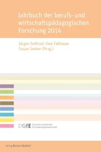 Jahrbuch der berufs- und wirtschaftspädagogischen Forschung 2014_cover