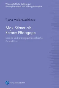 Max Stirner als Reform-Pädagoge_cover