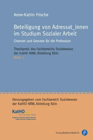 Beteiligung von Adressat_innen im Studium Sozialer Arbeit