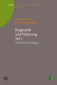 Diagnostik und Förderung. Teil 1_cover