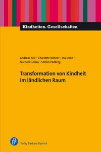 Transformation von Kindheit im ländlichen Raum_cover