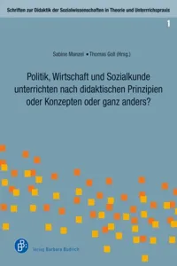 Politik, Wirtschaft und Sozialkunde unterrichten_cover