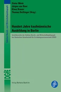 Hundert Jahre kaufmännische Ausbildung in Berlin_cover