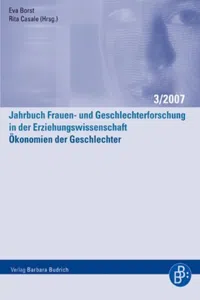 Ökonomien der Geschlechter_cover