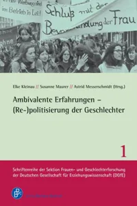 Ambivalente Erfahrungen politisierung der Geschlechter_cover