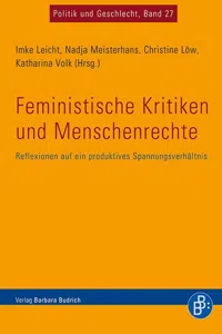 Feministische Kritiken und Menschenrechte_cover