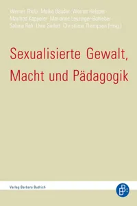 Sexualisierte Gewalt, Macht und Pädagogik_cover