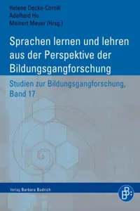 Sprachen lernen und lehren_cover