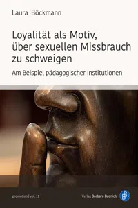 Loyalität als Motiv, über sexuellen Missbrauch zu schweigen_cover