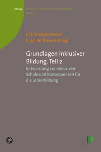 Grundlagen inklusiver Bildung. Teil 2_cover