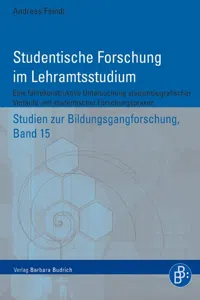 Studentische Forschung im Lehramtsstudium_cover