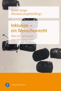 Inklusion – ein Menschenrecht_cover