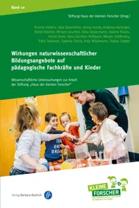 Wirkungen naturwissenschaftlicher Bildungsangebote auf pädagogische Fachkräfte und Kinder_cover