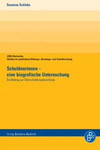 Schuldnerinnen – eine biografische Untersuchung_cover