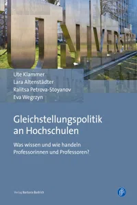 Gleichstellungspolitik an Hochschulen_cover