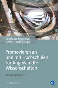 Promovieren an und mit Hochschulen für Angewandte Wissenschaften_cover